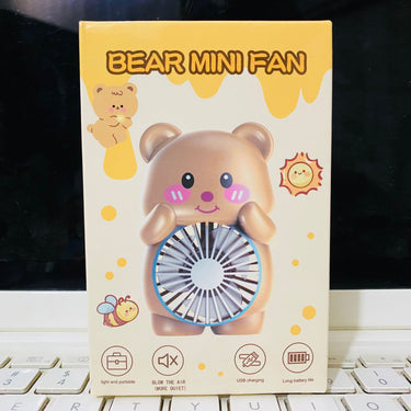 Bear Portable Side Table Charging Mini Hand Fan